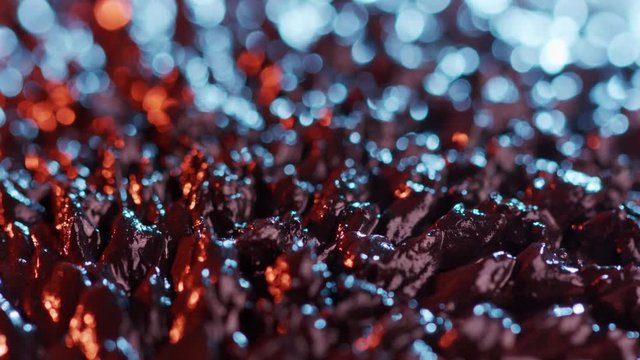 The natural phenomenon of magnetism ferrofluidic substances under the action of a neodymium magnet can create really impressive visual effects if examined under appropriate conditions.