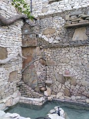 wall of old castle