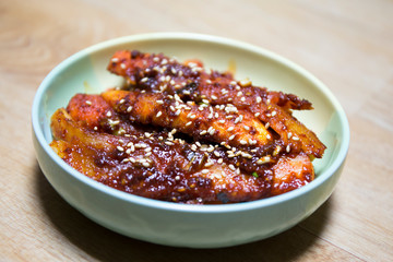 Deodeok Gui, Korean Food