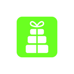 Christmas gift icon illustration vector symbol. xmas icon vector