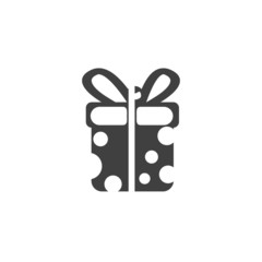 Christmas gift icon illustration vector symbol. xmas icon vector