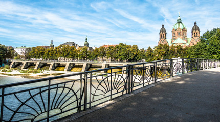 St Lukas Church in munich - obrazy, fototapety, plakaty