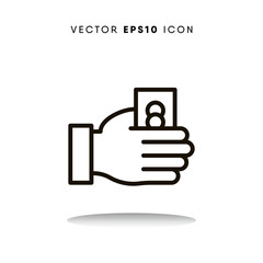 Credit card cyber monday vector icon