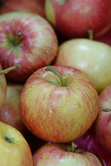 Fototapeta na wymiar fresh red apples