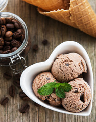 Coffee ice cream