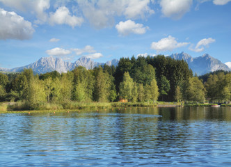 am Schwarzsee in Kitzbühel,Tirol,Österreich