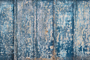 Color blue green painted metal iron rust texture pattern background