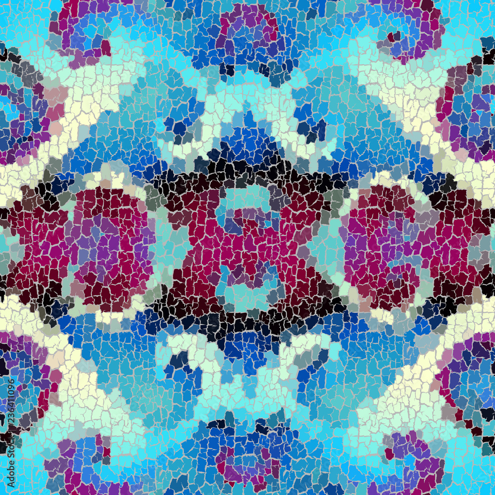 Poster seamless grunge abstract square pattern. paint grunge cracks.