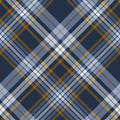 Plaid pattern in dusty blue, faded navy and brown
