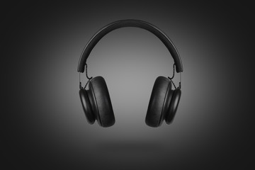 Minimal Black Headphone