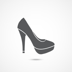 Woman shoes icon