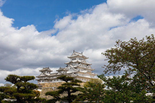 Himeji Castle, a national treasure and a world heritage site