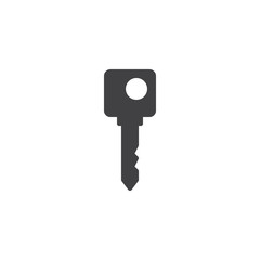 Private key vector icon. filled flat sign for mobile concept and web design. Secure key simple solid icon. Symbol, logo illustration. Pixel perfect vector graphics