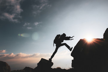 struggle of a determined and ambitious man