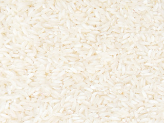 Food background with white rice