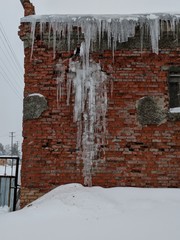 ice winter in russia