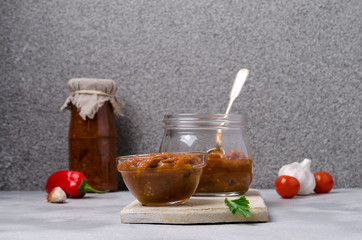 Traditional spicy vegetable sauce