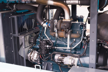 Big industrial Diesel Engine With Water Pump Attachment