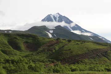 Fototapeta na wymiar Vilyuchinskiy volcano