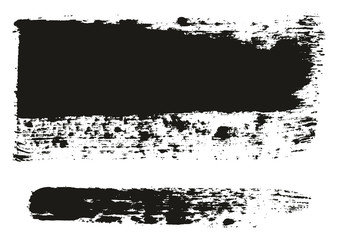 Paint Brush Wide Lines High Detail Abstract Vector Background Set 63