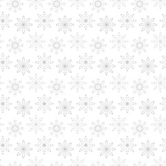 white pattern of elements for the new year. Christmas decorations. 