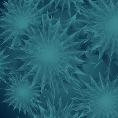 Abstract background with floral texture in dark blue marine colors  for perfume or cosmetic or for congratulation or invitation of  holiday or for package