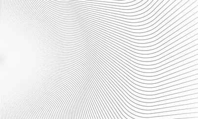 Vector Illustration of the pattern of gray lines on white background. EPS10. - 236423620