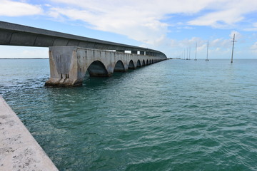 A Florida Keys crossing near Craig Key in Florida.