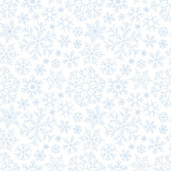 Christmas seamless doodle pattern
