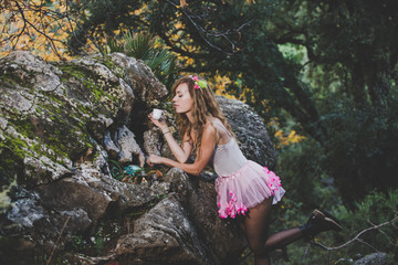 Stylish Editorial Fashion Shooting In the Forest