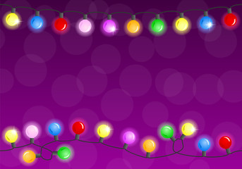 chain of christmas lights