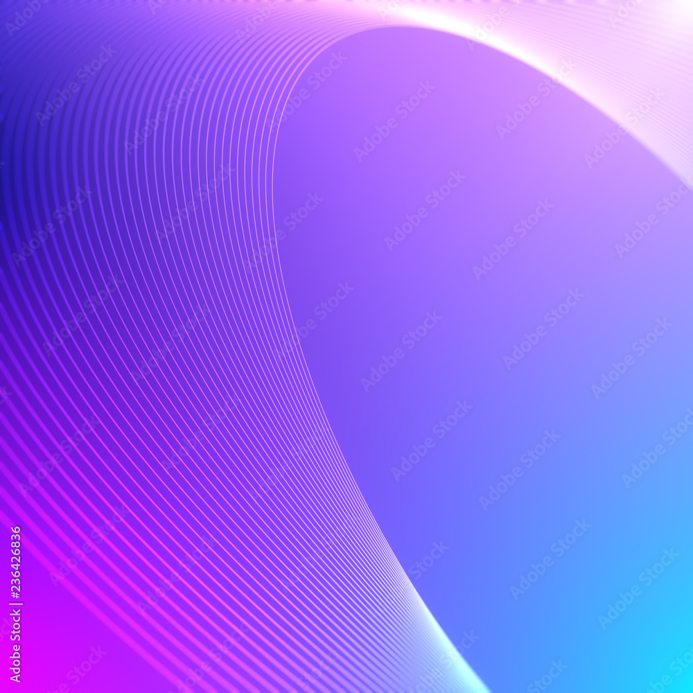 Poster abstract background with a colorful dynamic wave.