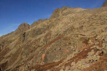 Hochalpine Landschaft an den Schwarzhörnern (Suretta-Gruppe)