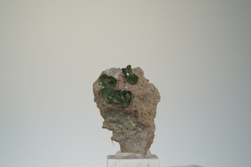 Granat, Hellgrün, Kristalle, Gruppe, Madagaskar, Edelstein, 