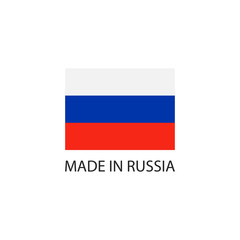 Made in Russia sign icon