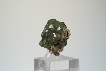 Granat, Hellgrün, Kristalle, Gruppe, Madagaskar, Edelstein, 