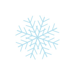 Snowflake icon sign
