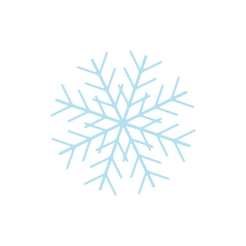 Snowflake icon sign
