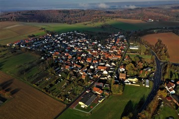 Fototapeta na wymiar Burg Ronneburg Luftbilder