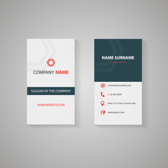 Clean business card