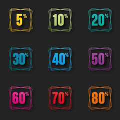 étiquette soldes- prix