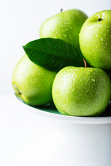 Sweet green apples