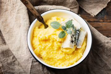 polenta with gorgonzola