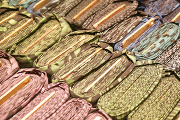 
Big choice of textile in the shop