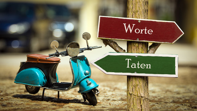 Schild 368 - Taten