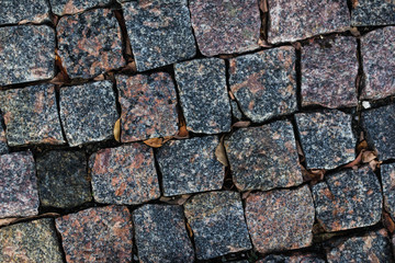 Old red paving tiles