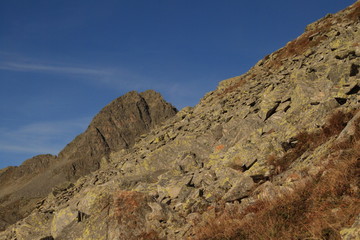 Schroffe Alpenlandschaft an den Schwarzhörnern (Suretta-Gruppe)