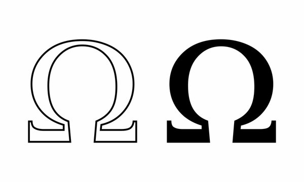 Ohm symbols illustration