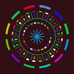 abstract background with circles