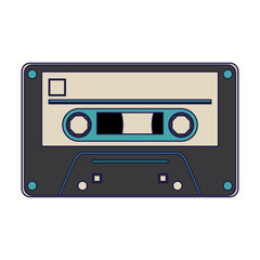 Old music cassette tape